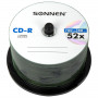 Диски CD-R SONNEN 700 Mb 52x Cake Box, КОМПЛЕКТ 50 шт., 512570