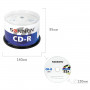 Диски CD-R SONNEN 700 Mb 52x Cake Box, КОМПЛЕКТ 50 шт., 512570