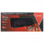 Клавиатура проводная игровая GEMBIRD KB-G300L, USB, 104 клавиши, с подсветкой, черная