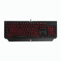 Клавиатура проводная игровая GEMBIRD KB-G300L, USB, 104 клавиши, с подсветкой, черная