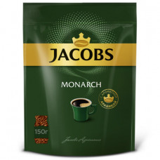 Кофе растворимый JACOBS Monarch, сублимированный, 150 г, мягкая упаковка, 8052013