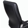 Кресло офисное BRABIX Forward EX-570, хром, экокожа, черное, 531837