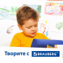 Картон цветной А4 ТОНИРОВАННЫЙ В МАССЕ, 60 листов, 6 цветов, АССОРТИ, в пленке, 220 г/м2, BRAUBERG, 210х297 мм, 128986