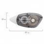 Корректирующая лента BRAUBERG BLACK&WHITE 5 мм х 8 м, корпус черный тонированный, механизм перемотки, 227800