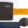 Диспенсер для полотенец LAIMA PROFESSIONAL ORIGINAL (Система H3), V (ZZ), черный, ABS-пластик, 605762