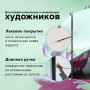 Кисть художественная профессиональная BRAUBERG ART CLASSIC, синтетика жесткая, круглая, № 0, длинная ручка, 200655