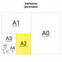 Папка для акварели БОЛЬШОГО ФОРМАТА А2, 10 л., 200 г/м2, 400х590 мм, BRAUBERG ART CLASSIC, Цветы, 125223