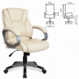 Кресло офисное BRABIX Eldorado EX-504, экокожа, бежевое, 531167