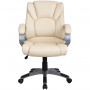 Кресло офисное BRABIX Eldorado EX-504, экокожа, бежевое, 531167