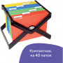 Подставка для подвесных папок BRAUBERG (Италия), до 40 папок А4/Foolscap, 410х275х320 мм, черная, 235344