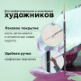 Кисть художественная профессиональная BRAUBERG ART CLASSIC, синтетика мягкая, под колонок, круглая, № 4, короткая ручка, 200689