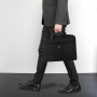 Сумка деловая BRAUBERG Chance, 30х40х4 см, отделение для планшета и ноутбука 15,6, ткань, черная, 240458