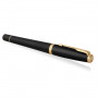 Ручка перьевая PARKER Urban Core Muted Black GT, корпус черный матовый лак, позолоченные детали, синяя, 1931593