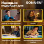 Светильник настольный SONNEN OU-603, на подставке, цоколь Е27, Сова, желтый, 236673