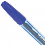 Ручка шариковая BRAUBERG Carina Blue, СИНЯЯ, корпус тонированный синий, узел 1 мм, линия письма 0,5 мм, 141669