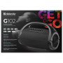 Колонка портативная DEFENDER G102, 1.0, 30 Вт, Bluetooth, FM-тюнер, USB, microUSB, черная, 65690