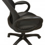 Кресло офисное BRABIX PREMIUM Genesis EX-517, пластик черный, ткань/экокожа/сетка черная, 531574