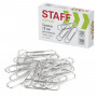 Скрепки STAFF EVERYDAY, 28 мм, металлические, 100 шт., в картонной коробке, Россия, 220012