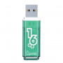Флеш-диск 16 GB, SMARTBUY Glossy, USB 2.0, зеленый, SB16GBGS-G