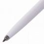 Ручка шариковая PARKER Jotter Plastic CT, корпус белый, детали из нержавеющей стали, синяя, R0032930