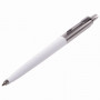Ручка шариковая PARKER Jotter Plastic CT, корпус белый, детали из нержавеющей стали, синяя, R0032930