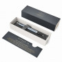 Ручка шариковая PARKER IM Core Light Blue Grey CT, корпус серо-голубой лак, хромированные детали, синяя, 1931669