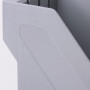 Лоток вертикальный для бумаг BRAUBERG Basic, 265х100х285 мм, серый, 237010