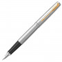 Набор PARKER Jotter Stainless Steel GT: шариковая ручка синяя и перьевая ручка, 2093257