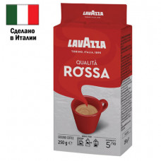 Кофе молотый LAVAZZA Qualita Rossa, 250 г, вакуумная упаковка, 3580