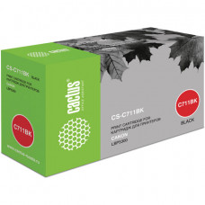 Картридж лазерный CACTUS (CS-C711BK) для CANON LBP-5300, черный, ресурс 6000 стр.