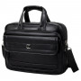 Сумка деловая BRAUBERG Dandy, 31х41х15 см, отделение для планшета и ноутбука 15,6, кожзам, черная, 240511