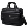 Сумка деловая BRAUBERG Dandy, 31х41х15 см, отделение для планшета и ноутбука 15,6, кожзам, черная, 240511