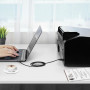 Кабель USB 2.0 AM-BM, 3 м, SONNEN Premium, медь, для периферии, экранируемый, черный, 513129