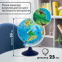 Глобус зоогеографический GLOBEN Классик Евро, диаметр 250 мм, с подсветкой, детский, Ке012500270