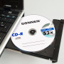 Диски CD-R SONNEN 700 Mb 52x Bulk, КОМПЛЕКТ 50 шт., 512571
