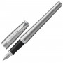 Ручка перьевая PARKER Urban Core Metro Metallic CT, корпус серебристый, хромированные детали, синяя, 1931597