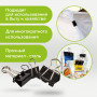 Зажимы для бумаг STAFF EVERYDAY, КОМПЛЕКТ 12 шт., 15 мм, на 45 листов, черные, картонная коробка, 229049