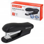 Степлер №24/6, 26/6 BRAUBERG SX-39, до 25 листов, черный, 228590