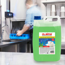 Средство для мытья посуды 5 л, ЛАЙМА PROFESSIONAL концентрат, Алоэ Вера, 602298