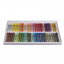 Пастель масляная художественная PENTEL Oil Pastels, 50 цветов, круглое сечение, картонная упаковка, PHN4-50