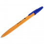 Ручка шариковая BRAUBERG ORANGE Line, СИНЯЯ, корпус оранжевый, узел 1 мм, линия письма 0,5 мм, 143331