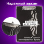 Доска-планшет BRAUBERG Black Jack с прижимом А4 (226х315 мм), картон/ламинированная бумага, ЧЕРНАЯ, 232236