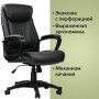 Кресло офисное BRABIX Enter EX-511, экокожа, черное, 530859