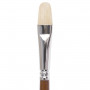 Кисть художественная профессиональная BRAUBERG ART CLASSIC, щетина, овальная, № 14, длинная ручка, 200733