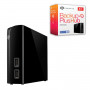 Внешний жесткий диск SEAGATE Backup Plus Hub 4TB, 3.5, USB 3.0, черный, STEL4000200