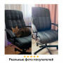 Кресло офисное BRABIX Quadro EX-524, компактная упаковка, экокожа, черное, 532104