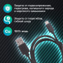 Кабель USB 2.0-micro USB, 1 м, SONNEN Economy, медь, для передачи данных и зарядки, черный, 513115