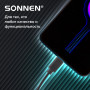 Кабель USB 2.0-micro USB, 1 м, SONNEN Economy, медь, для передачи данных и зарядки, черный, 513115