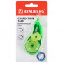Корректирующая лента BRAUBERG Design One, 5 мм х 6 м, зеленый корпус, в блистере, 225590