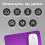 Коврик для мыши SONNEN PURPLE, резина + ткань, 220х180х3 мм, 513307